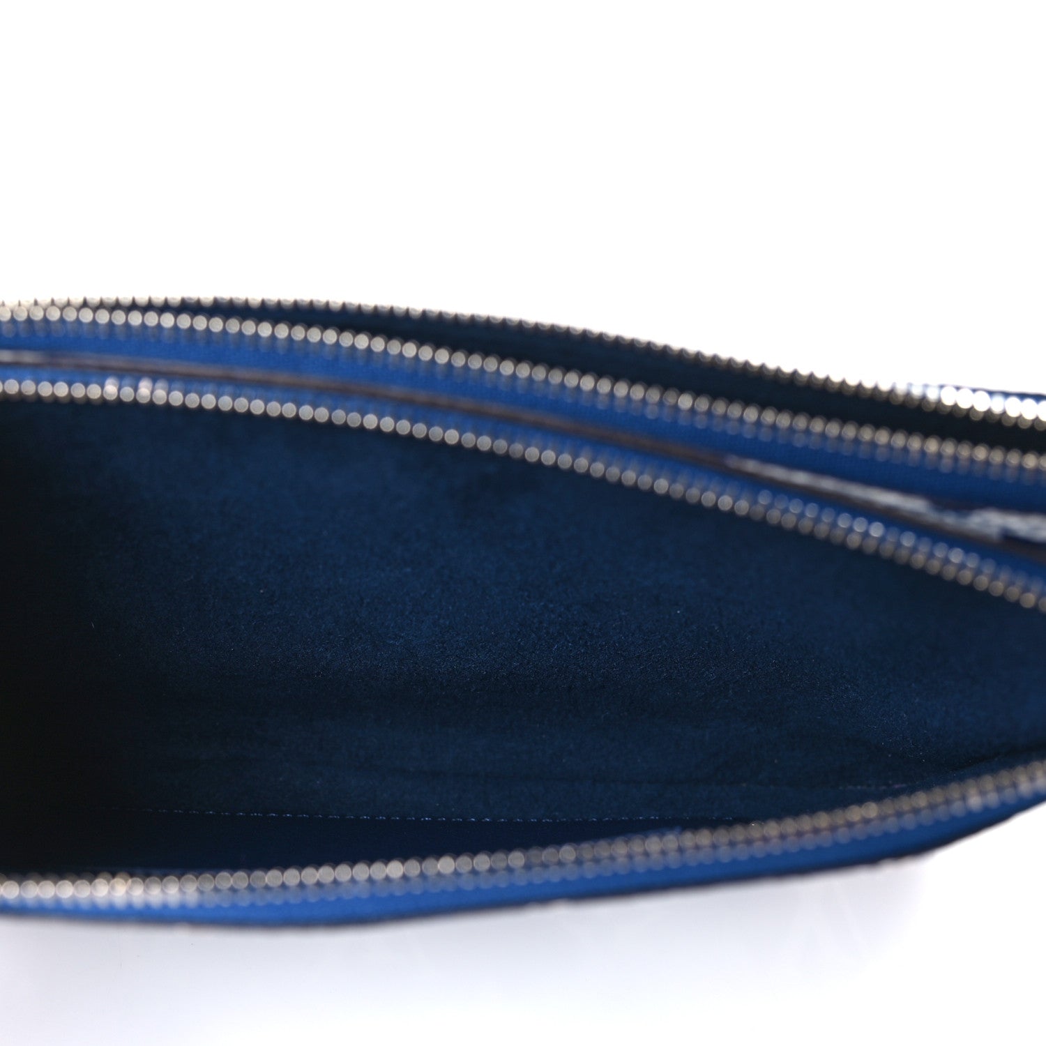 Louis Vuitton Monogram Giant Escale Double Zip Pochette Blue 5 of 9
