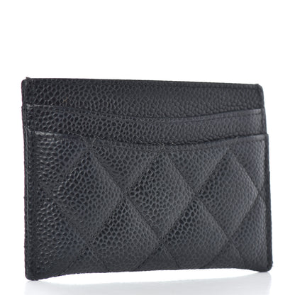 Chanel Caviar Quilted Card Holder Black 3 of 8