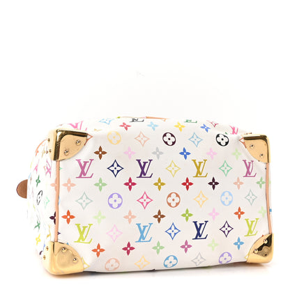 Louis Vuitton Monogram Multicolor Speedy 30 White 4 of 9