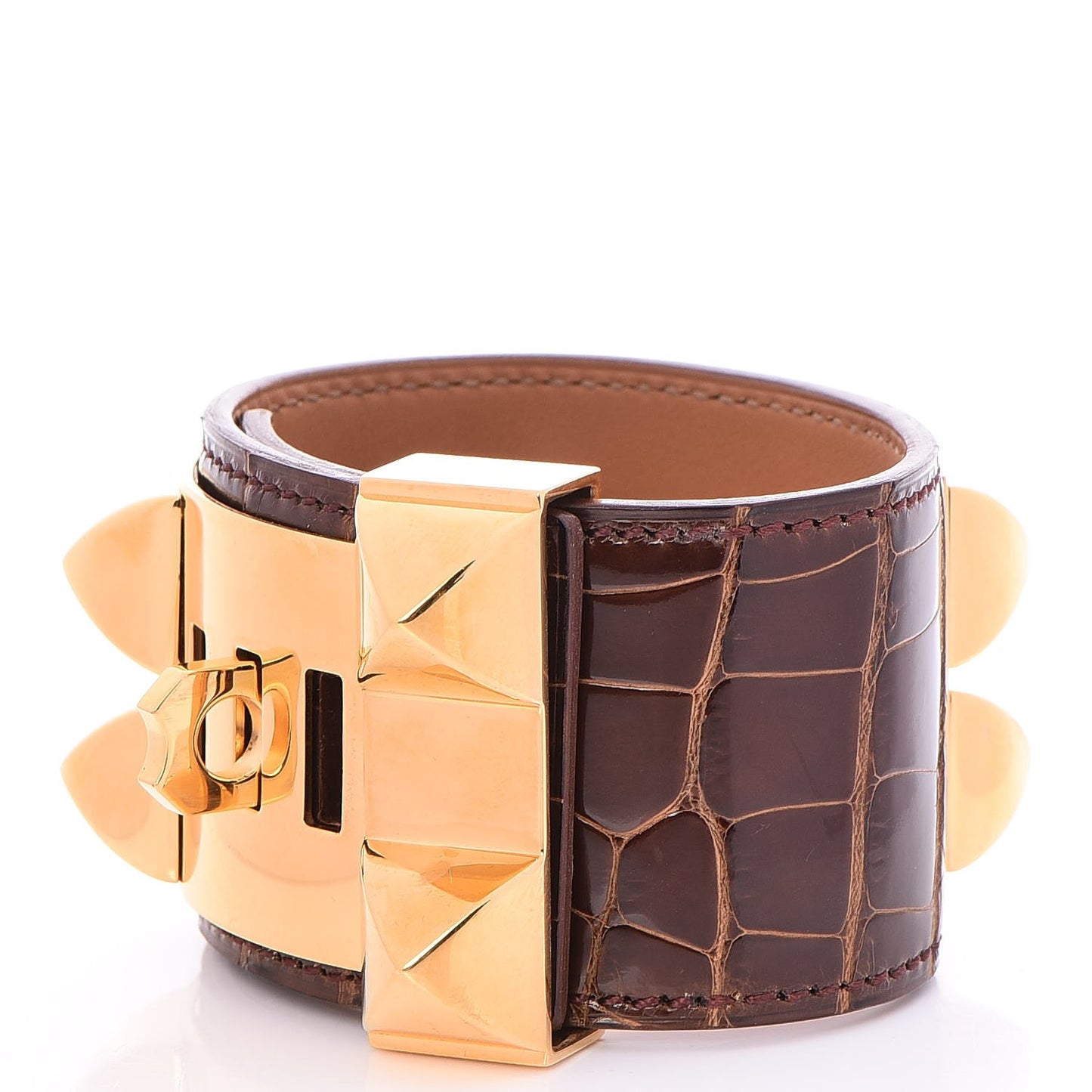 Shiny Alligator Collier De Chien CDC Bracelet S Miel