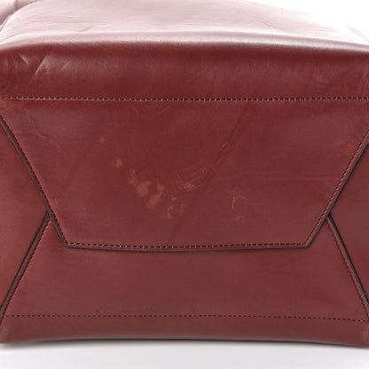 Celine Natural Calfskin Sangle Bucket Bag Red Wood 18 of 18