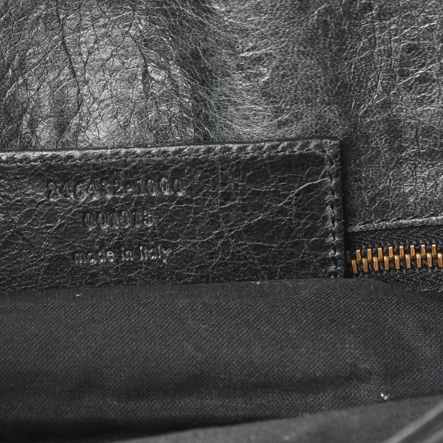 Balenciaga Agneau Folk Messenger Black 7 of 8