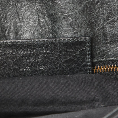 Balenciaga Agneau Folk Messenger Black 7 of 8