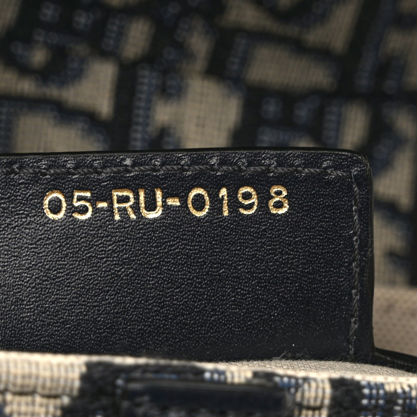 Oblique Saddle Bag Blue
