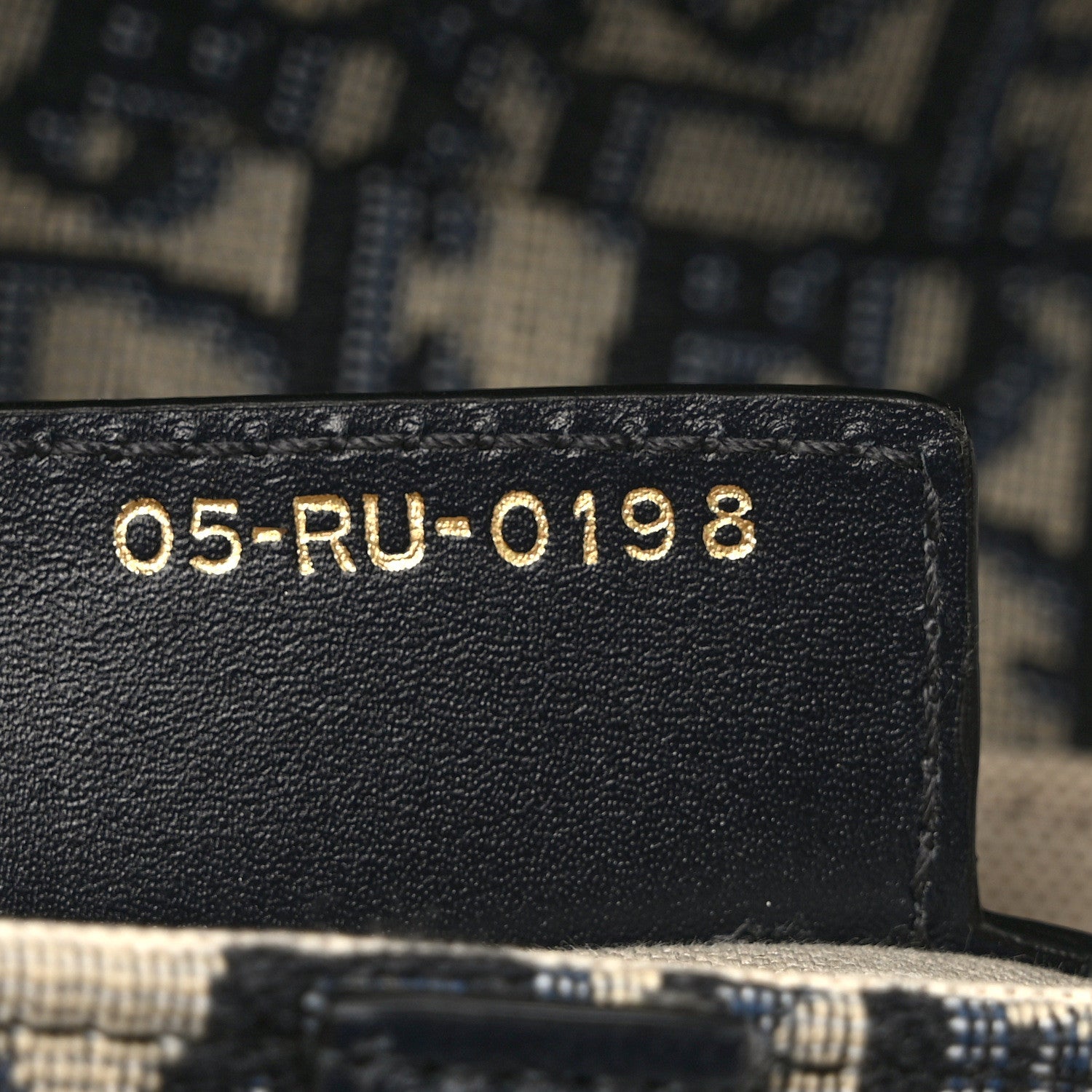 Christian Dior Oblique Saddle Bag Blue 7 of 9