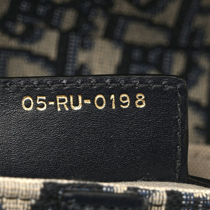 Christian Dior Oblique Saddle Bag Blue 7 of 9
