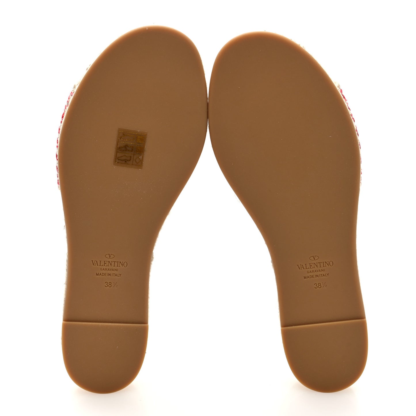 Canvas Atelier 08 San Gallo Edition Espadrille Flat Slide Sandals 38.5 Natural