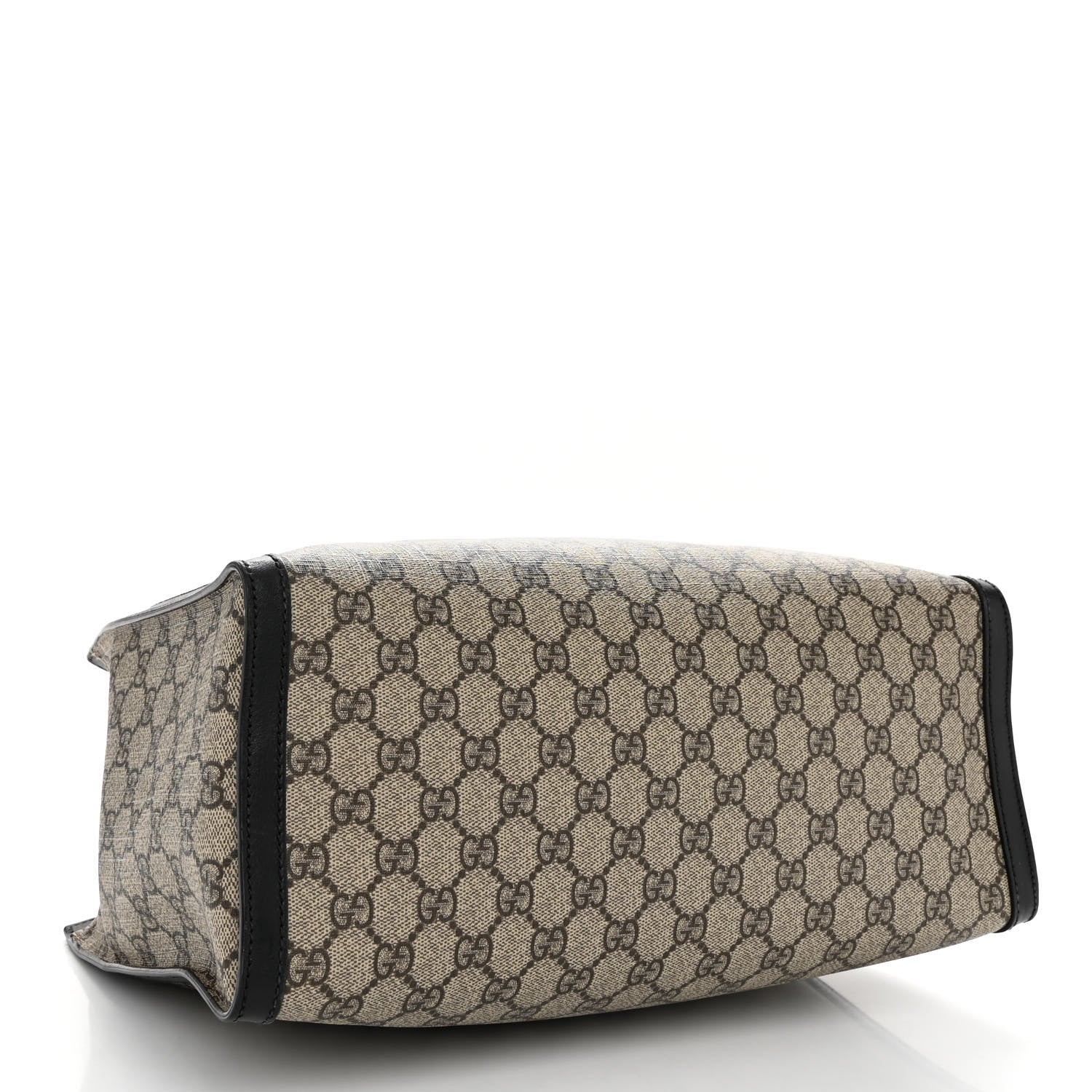 Gucci GG Supreme Monogram Medium Padlock Tote Black 3 of 9