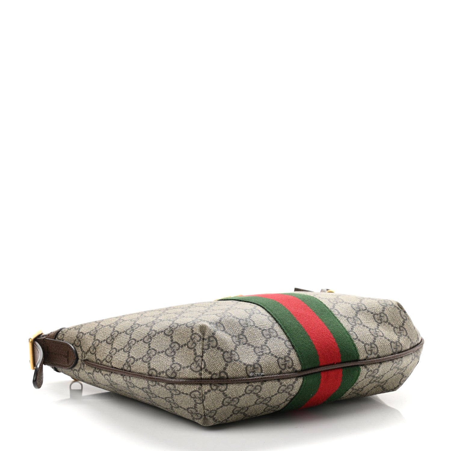 Gucci GG Supreme Monogram Web Small Ophidia Half Moon Hobo Brown 4 of 10