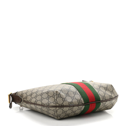 Gucci GG Supreme Monogram Web Small Ophidia Half Moon Hobo Brown 4 of 10