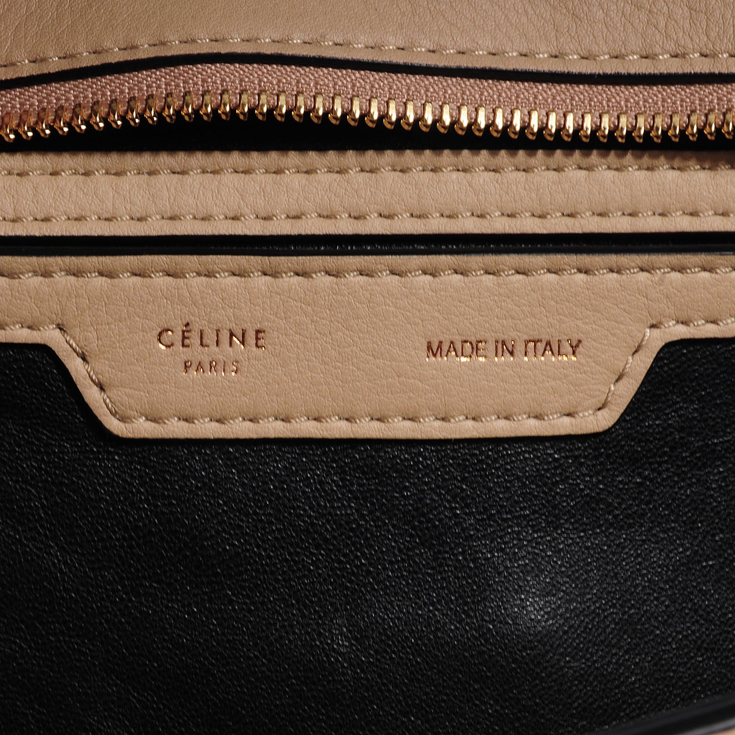 Celine Calfskin and Suede Large Trapeze Dune 8 of 9