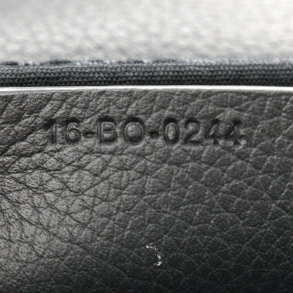 Christian Dior Oblique Jacquard Grained Calfskin Mini Saddle Messenger Bag With Flap Black 7 of 14