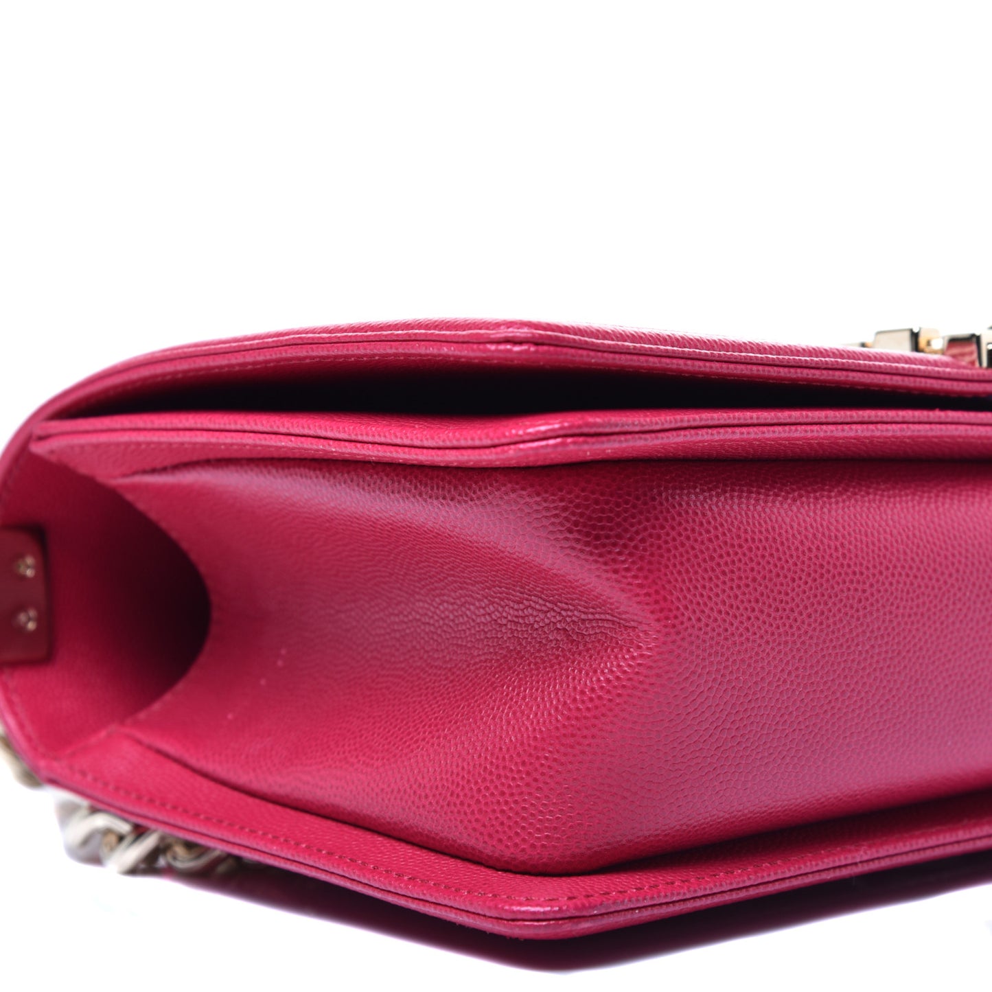 Caviar Quilted Medium Boy Flap Pink