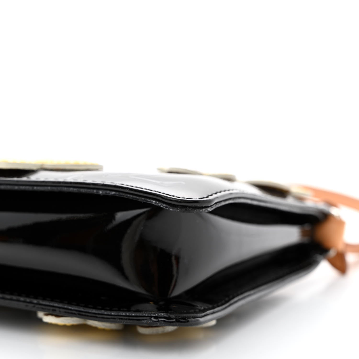 Louis Vuitton Vernis Lexington Fleurs Pochette Black 10 of 10
