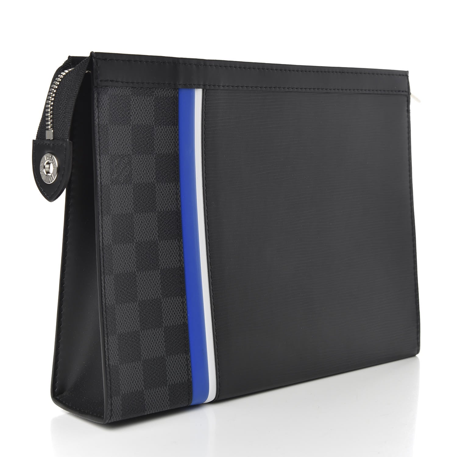 Louis Vuitton Epi Damier Graphite Pochette Voyage MM Black 3 of 7