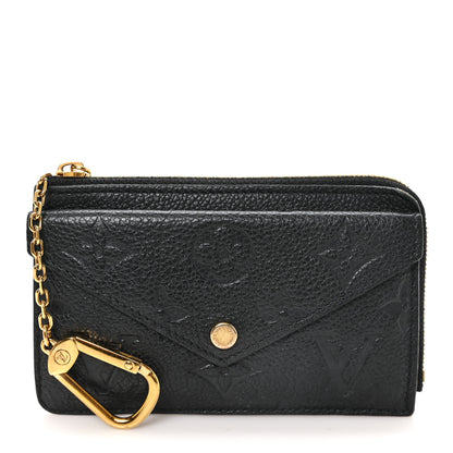 Louis Vuitton Empreinte Recto Verso Card Holder Black 1 of 6