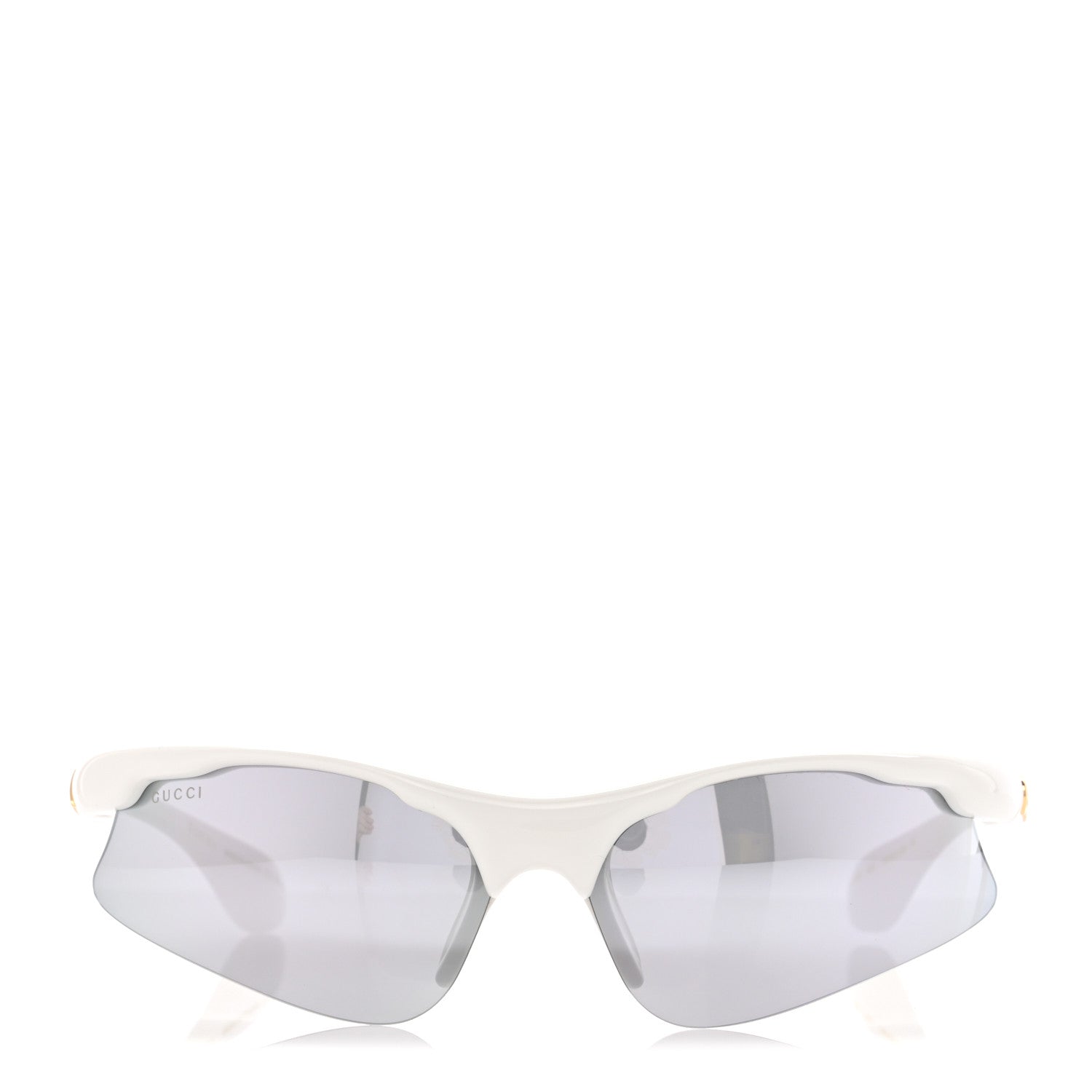 Gucci Mask Shaped Frame Sunglasses GG1774S White 3 of 9