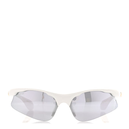 Gucci Mask Shaped Frame Sunglasses GG1774S White 3 of 9