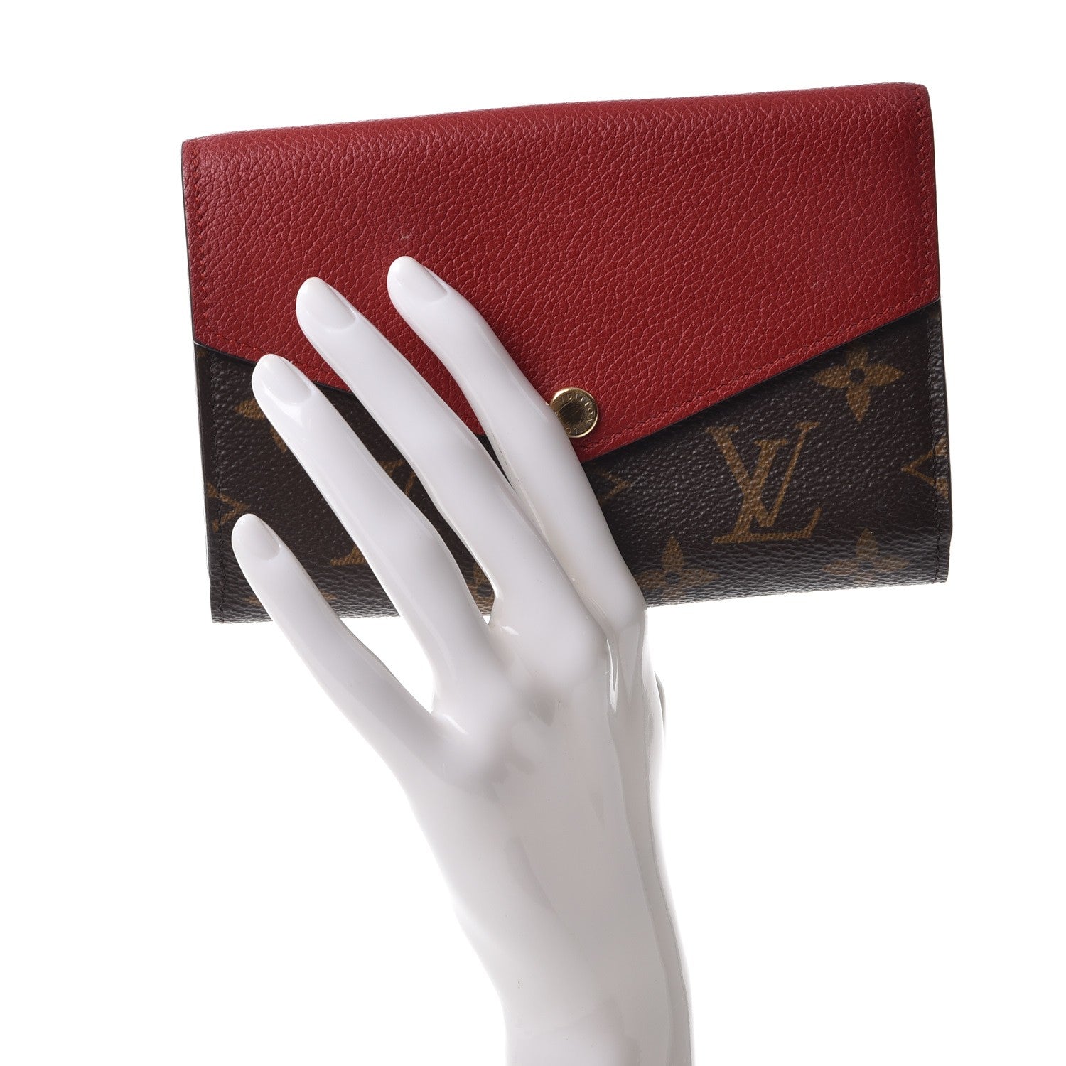 Louis Vuitton Monogram Pallas Compact Wallet Cherry 2 of 10