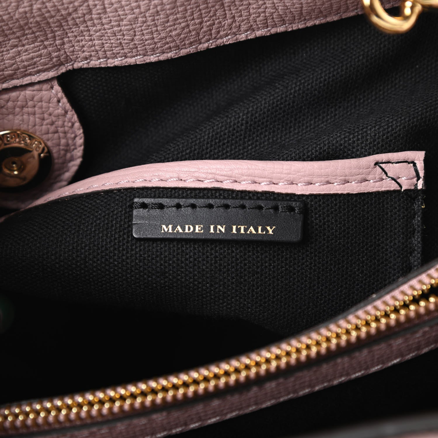 Burberry Grainy Calfskin House Check Medium Banner Tote Pale Orchid 7 of 12