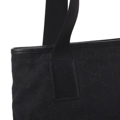 Gucci Nylon Calfskin Large Tote Black 10 of 12