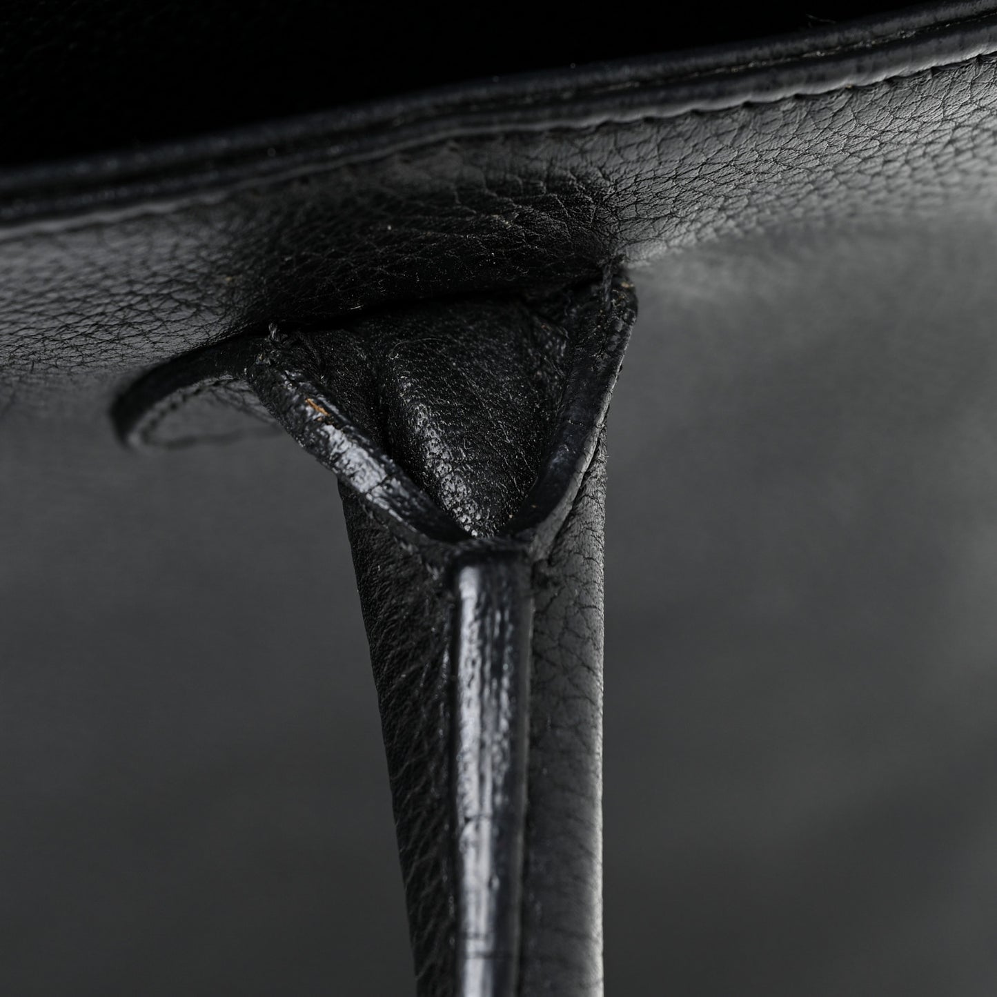 Calfskin Cerf Executive Shopper Tote Black