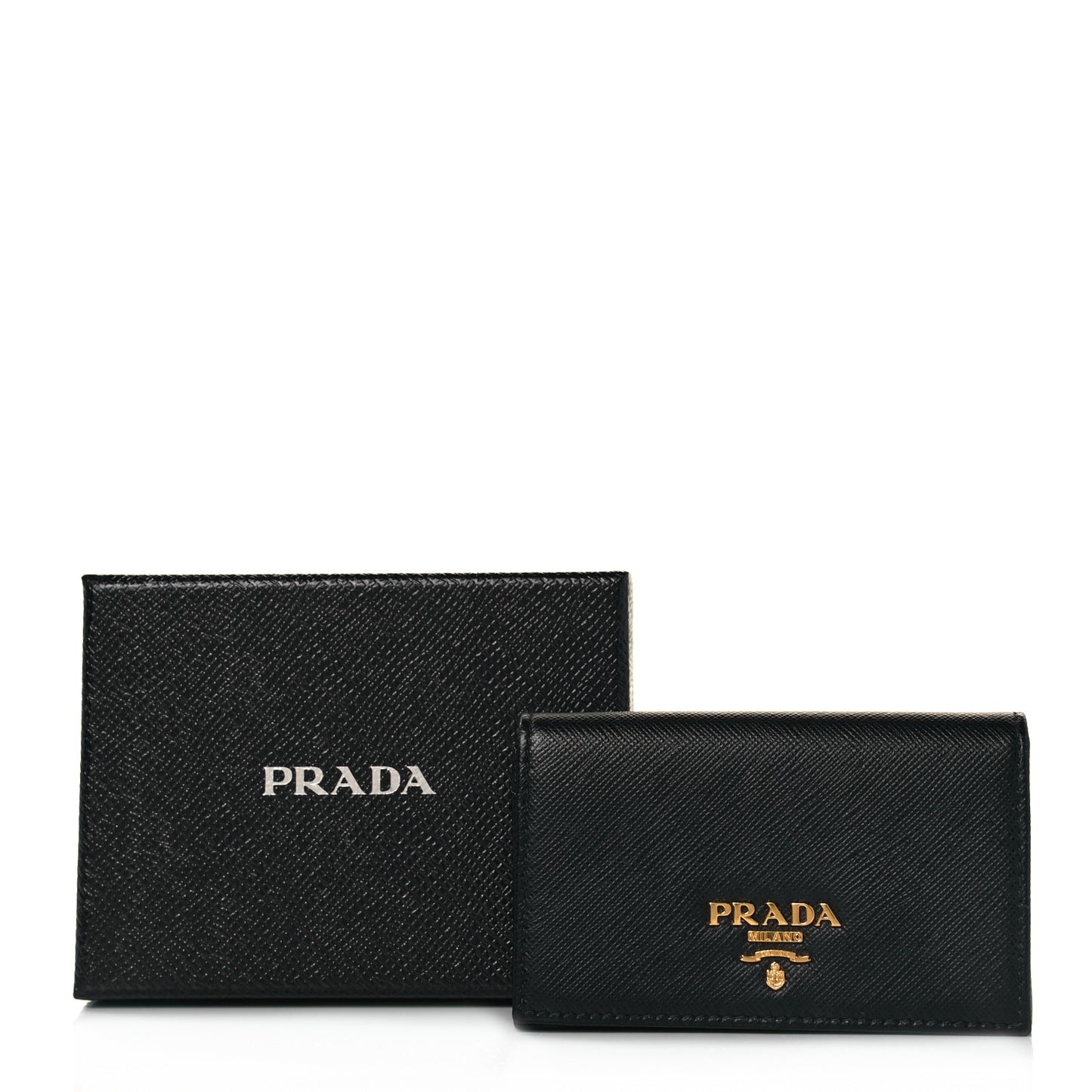 Saffiano Oro Wallet Black