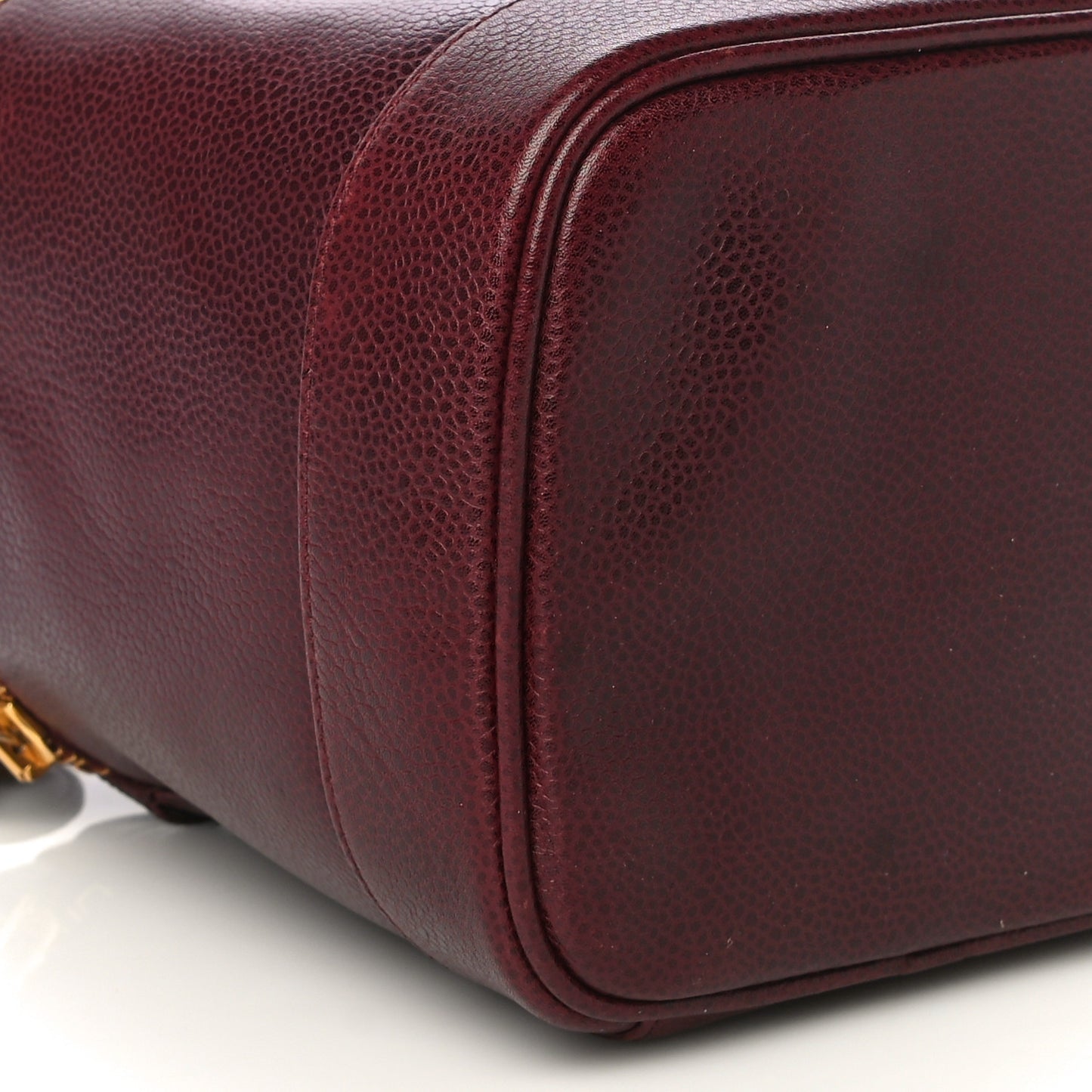 Caviar Vanity Cosmetic Case Burgundy