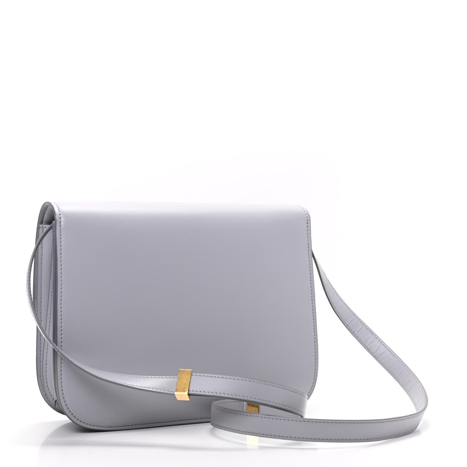 Celine Box Calfskin Medium Classic Box Flap Bag Light Grey 3 of 11
