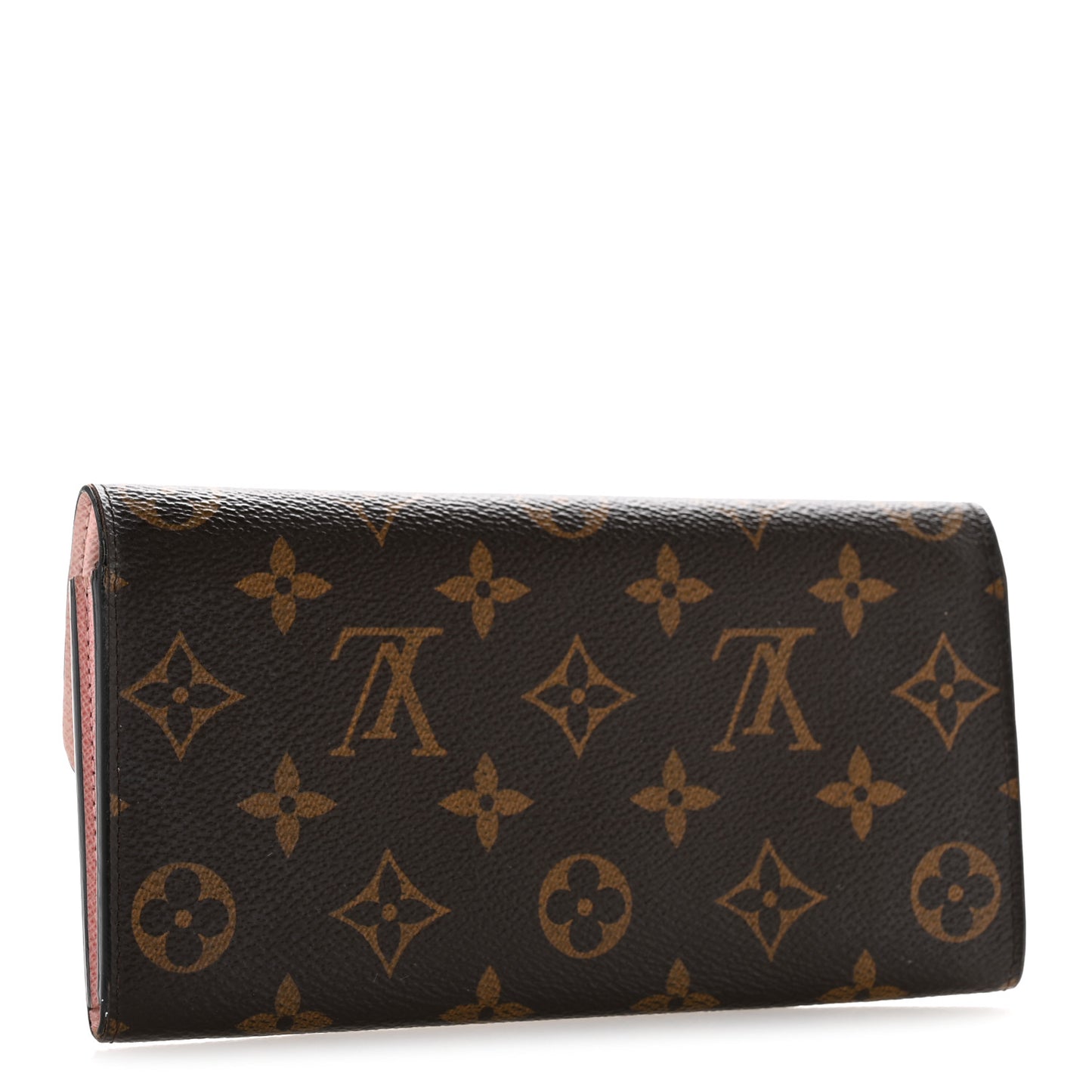 Monogram Emilie Wallet Rose Ballerine