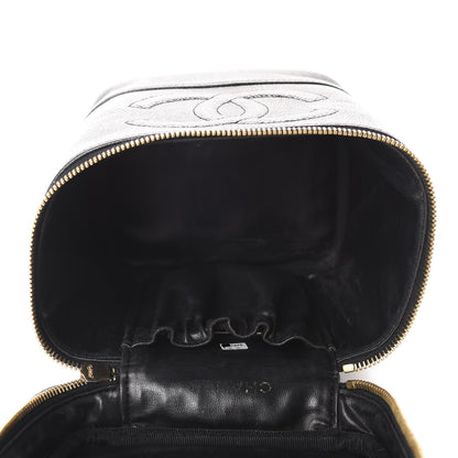 Chanel Caviar Vanity Cosmetic Case Black 5 of 7