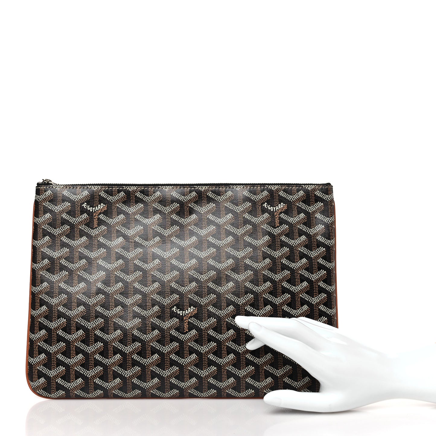 Goyardine Senat Pochette MM Black Gold