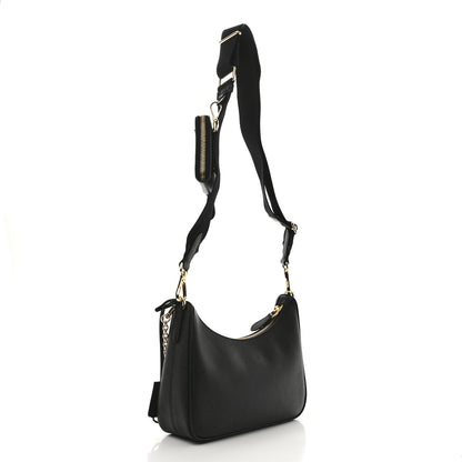 Prada Saffiano Lux Re-Edition 2005 Shoulder Bag Black 2 of 9