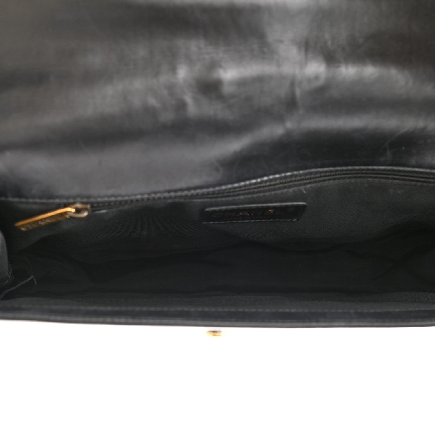 Chanel Glazed Calfskin Large Boy Flap Black 5 of 15