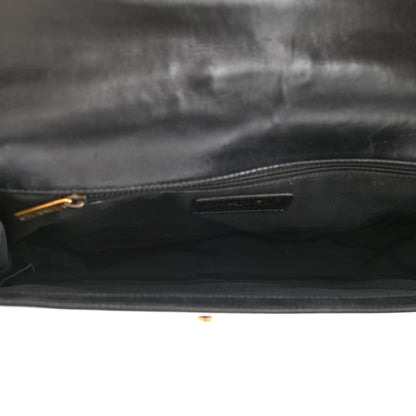 Chanel Glazed Calfskin Large Boy Flap Black 5 of 15