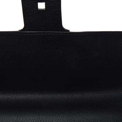 Delvaux Grained Calfskin MM Brillant Satchel Black 9 of 11