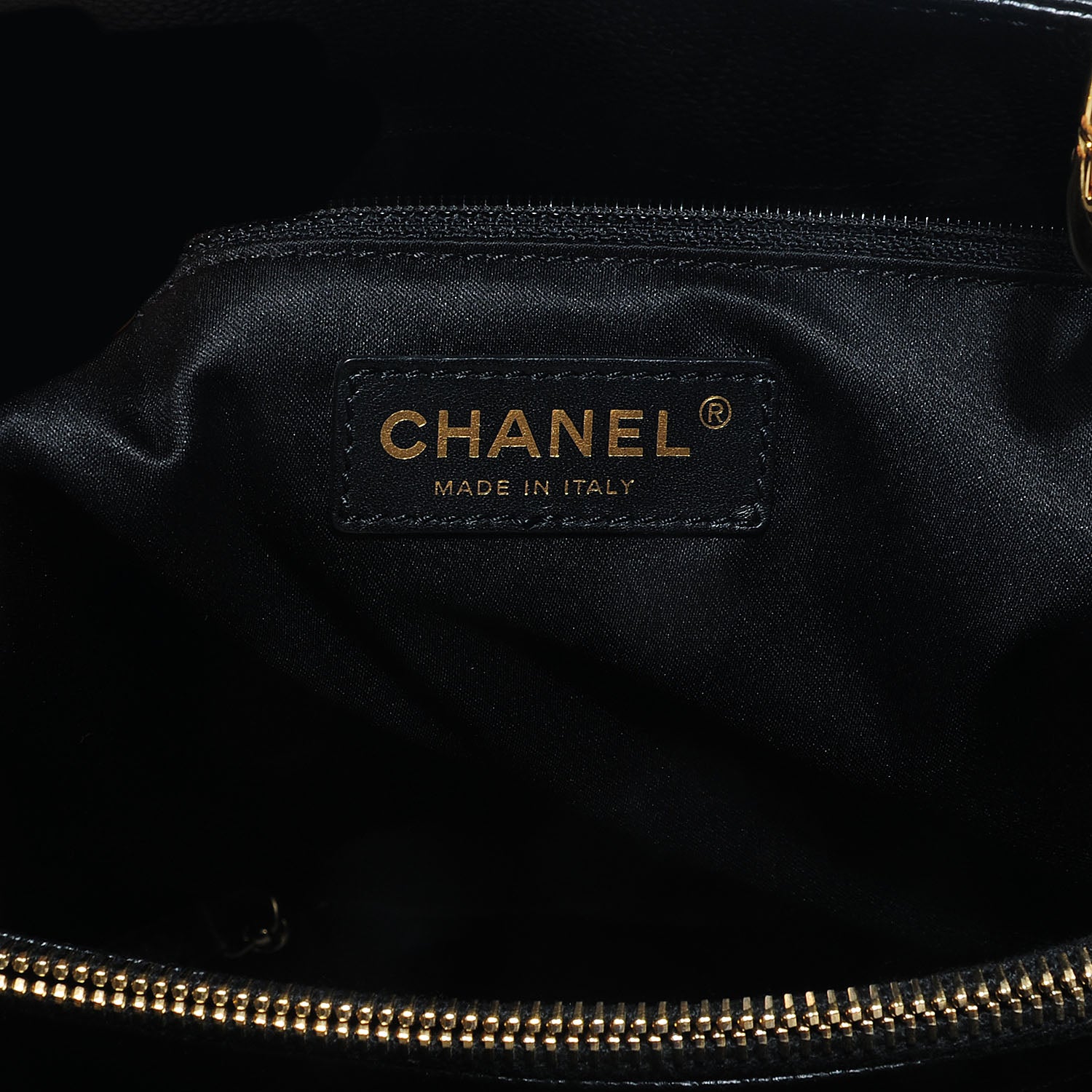 Chanel Caviar Grand Shopping Tote GST Black 4 of 7
