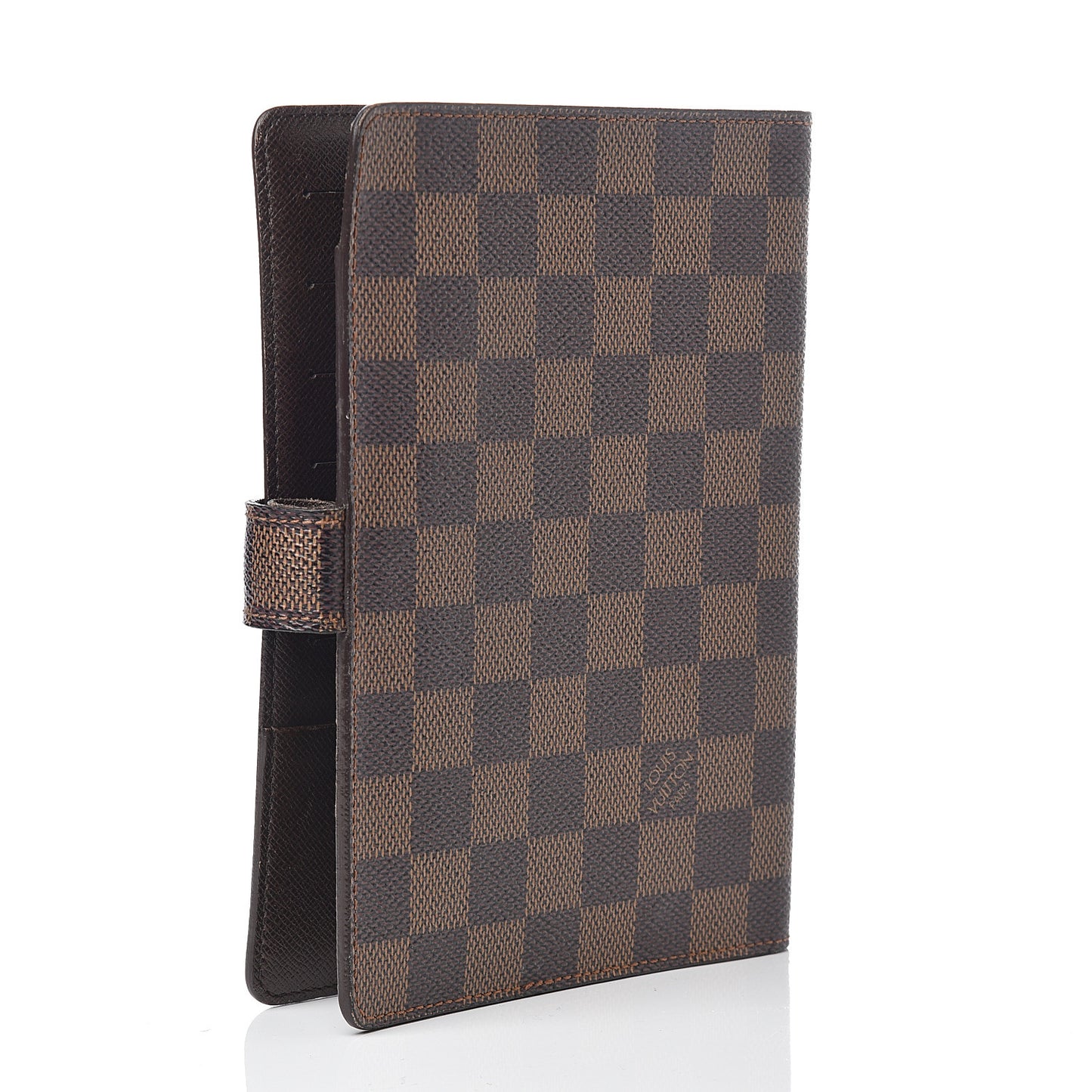 Damier Ebene Medium Ring Agenda Cover