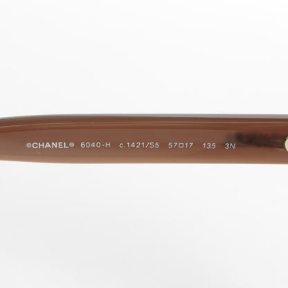 Chanel Freshwater Cultured Pearl Butterfly Sunglasses 6040-H Brown 4 of 7