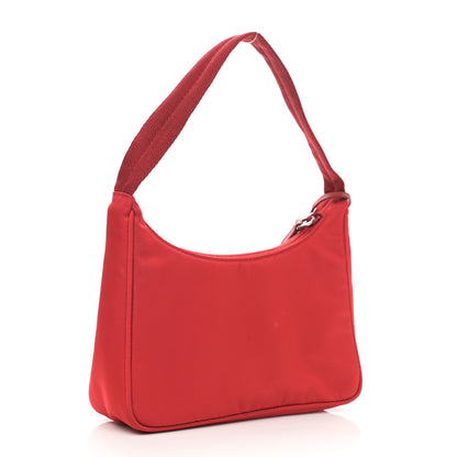 Prada Tessuto Nylon Mini Re-Edition 2000 Bag Rosso 3 of 11