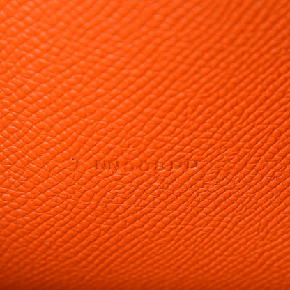 Hermes Epsom Constance Long Wallet Orange 6 of 8