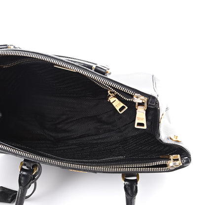 Prada Saffiano Small Galleria Double Zip Tote Black 5 of 29