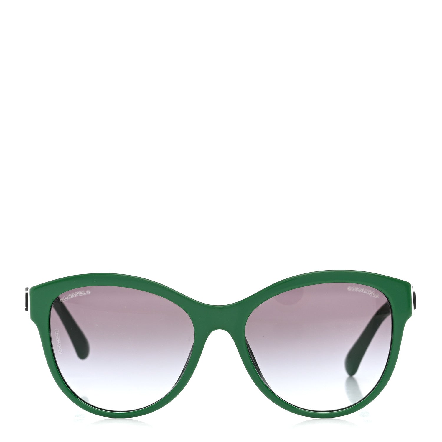 Chanel Acetate Pantos Logo Sunglasses 5458-A Green 2 of 7