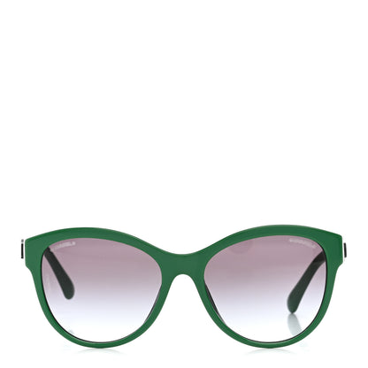 Chanel Acetate Pantos Logo Sunglasses 5458-A Green 2 of 7
