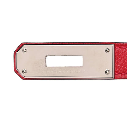 Hermes Epsom Kelly Sellier 32 Rouge Casaque 25 of 45