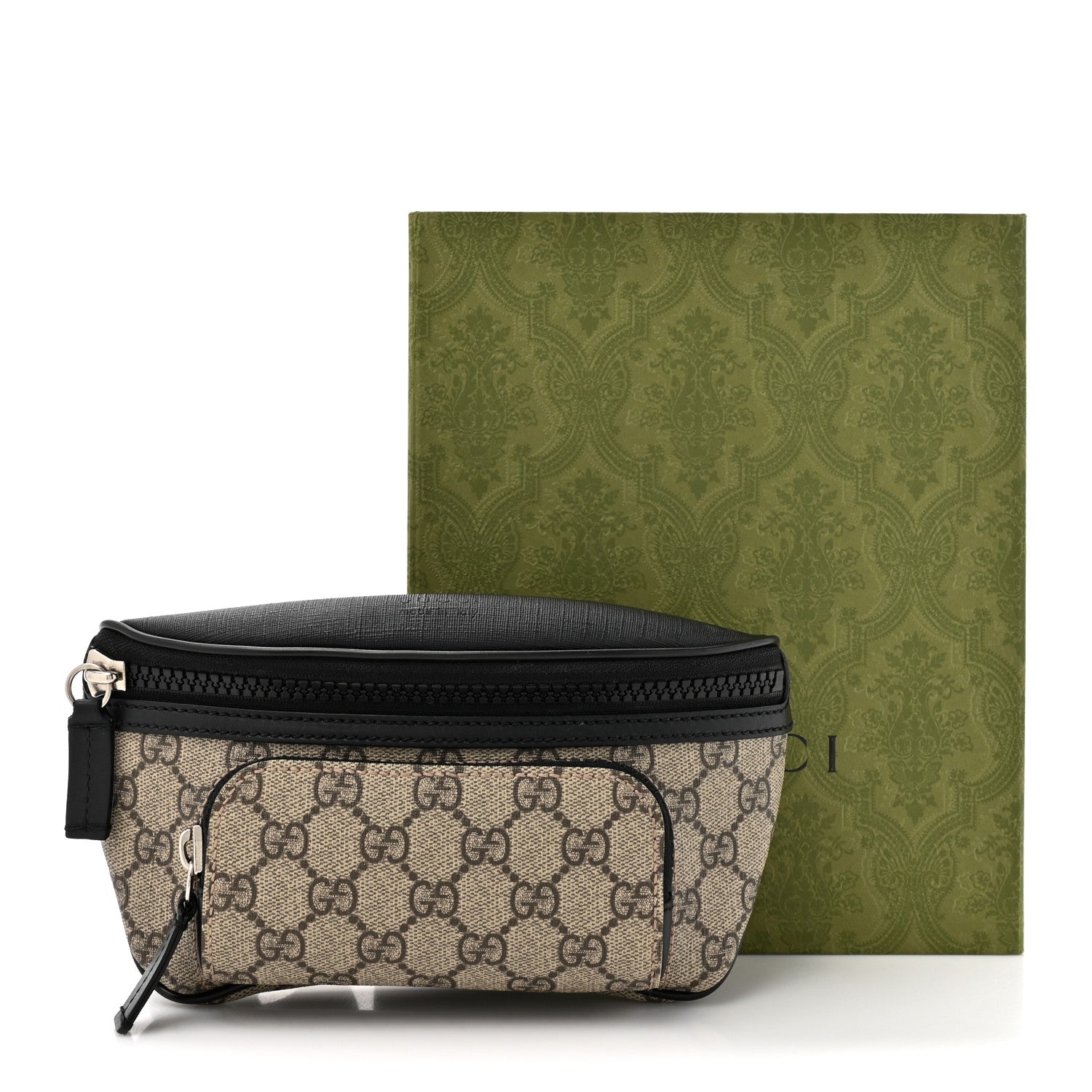 Gucci GG Supreme Monogram Belt Bag Black 12 of 12