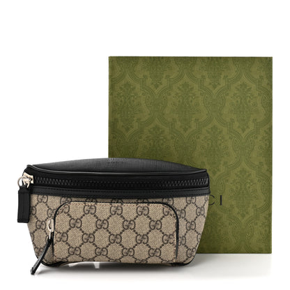 Gucci GG Supreme Monogram Belt Bag Black 12 of 12
