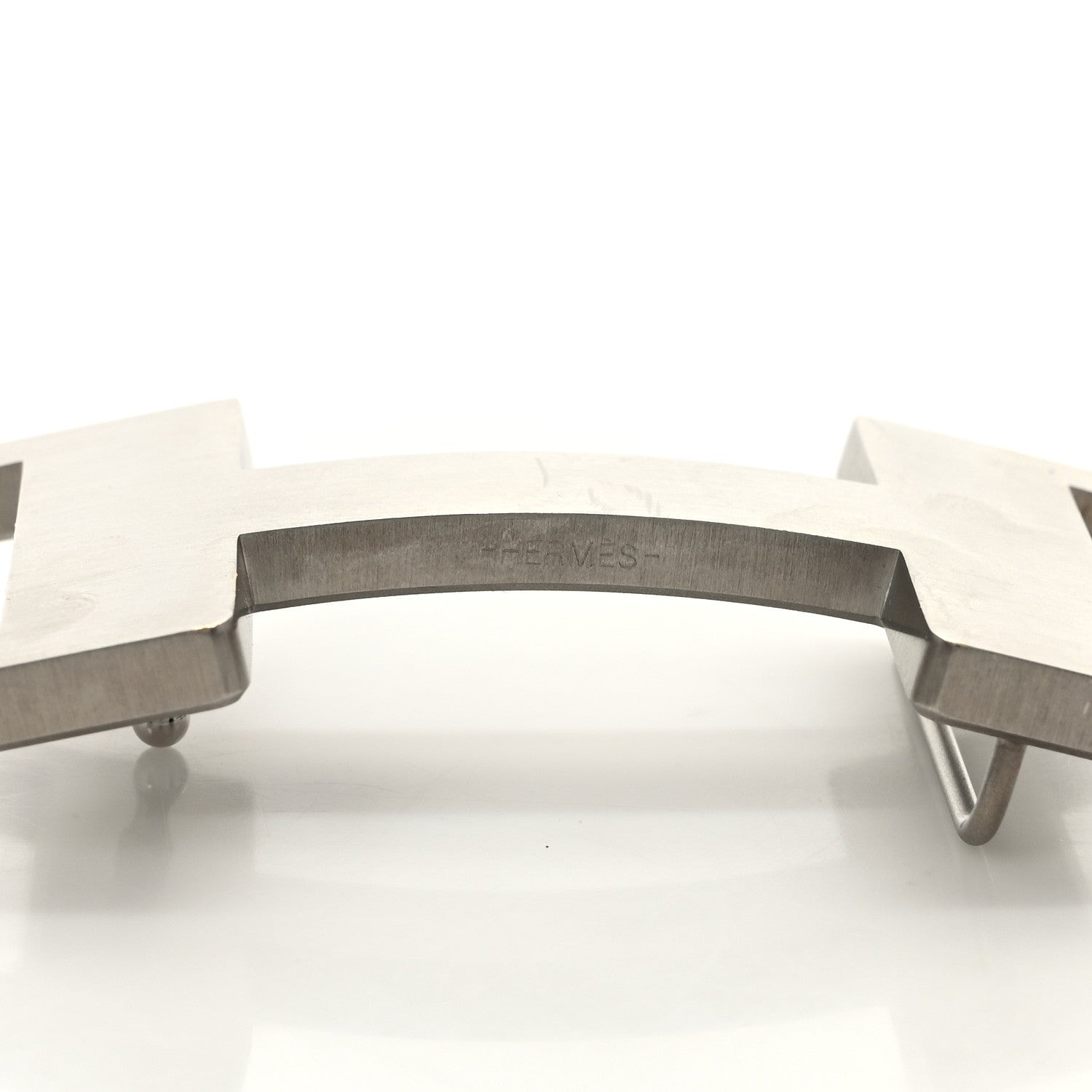 Hermes Brushed Palladium 42mm Constance 2 Belt Buckle 3 of 4