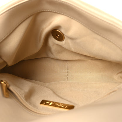 Chanel Lambskin Quilted Medium Chanel 19 Flap Beige 5 of 10