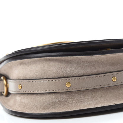 Chloe Calfskin Suede Small Nile Bracelet Bag Motty Grey 6 of 10